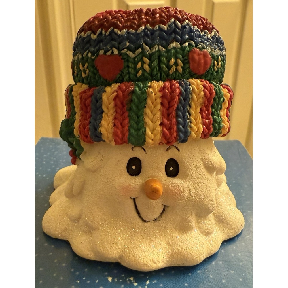 Vintage Westland Snow Friends‎ Snowman Candle 1999 New Open Box Rare